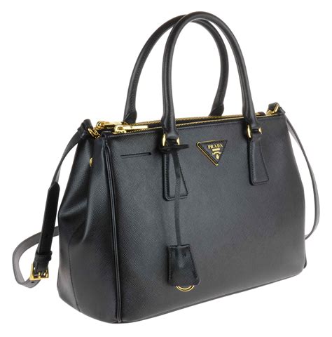 prada borsa a ma saffiano lux nero tu|Prada saffiano leather bag.